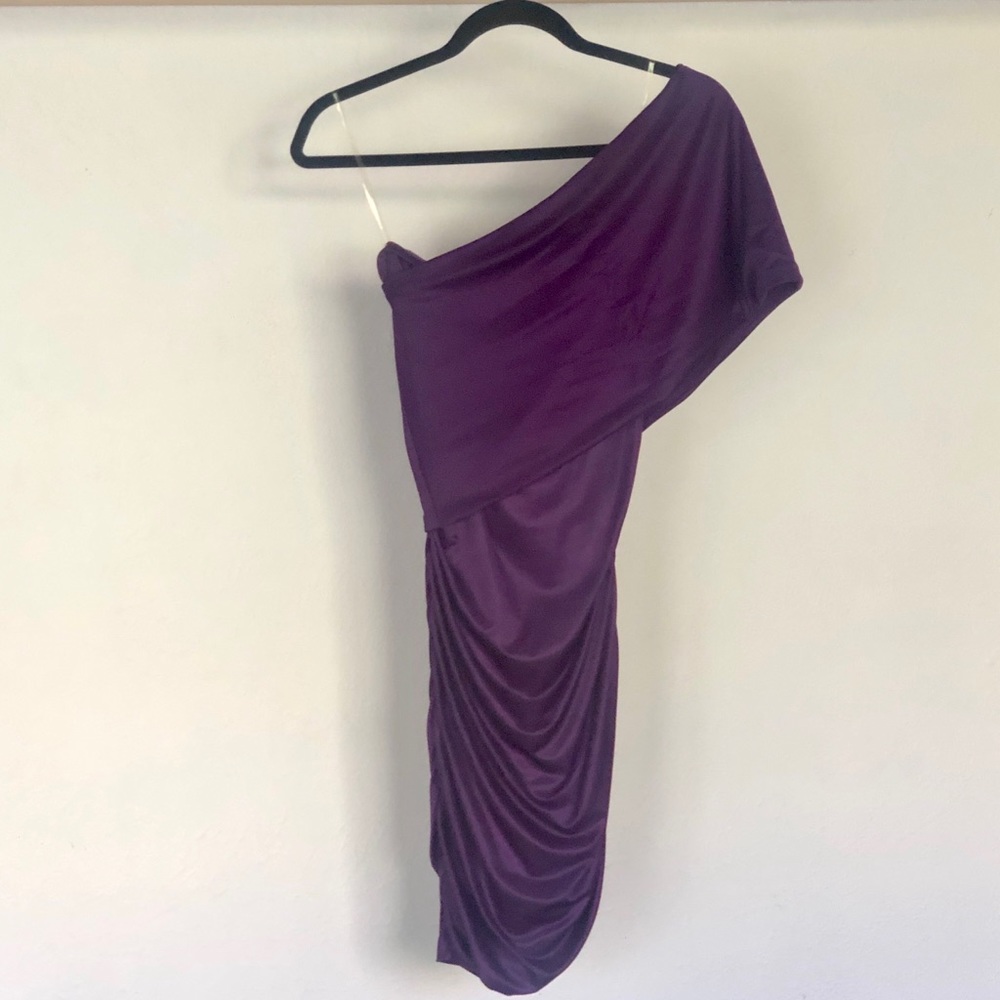 Vibrant purple cocktail dress | pre-owned